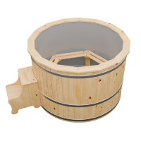 Костромской Бондарь Комфорт (3-4 персоны) - уличная купель